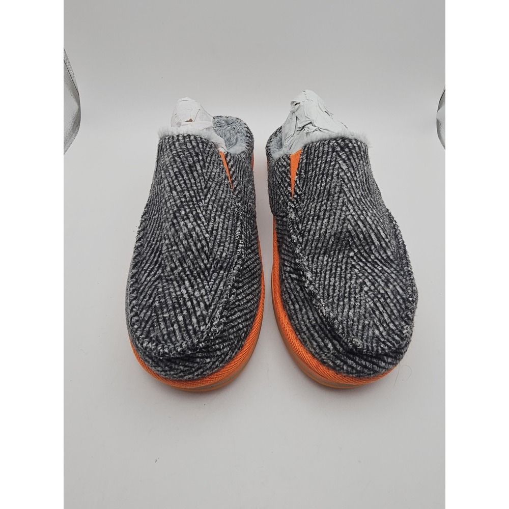 ONCAI Men's Memory Foam Clog Slippers Orthotic Arch Support and Knit Upper Sz 10
